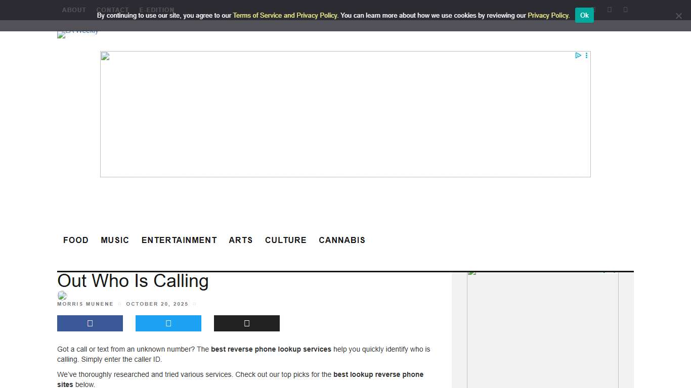 Reverse Phone Lookup: 10 Services To Find Out Who Is Calling - LA Weekly